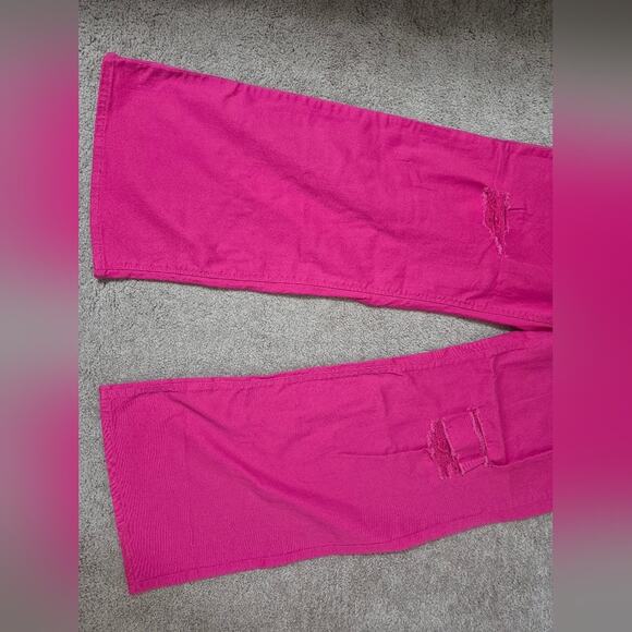 NWT | New York & Company | Vibrant PINK Jeans | 16Tall | Ultra HighWaist - Picture 3 of 12